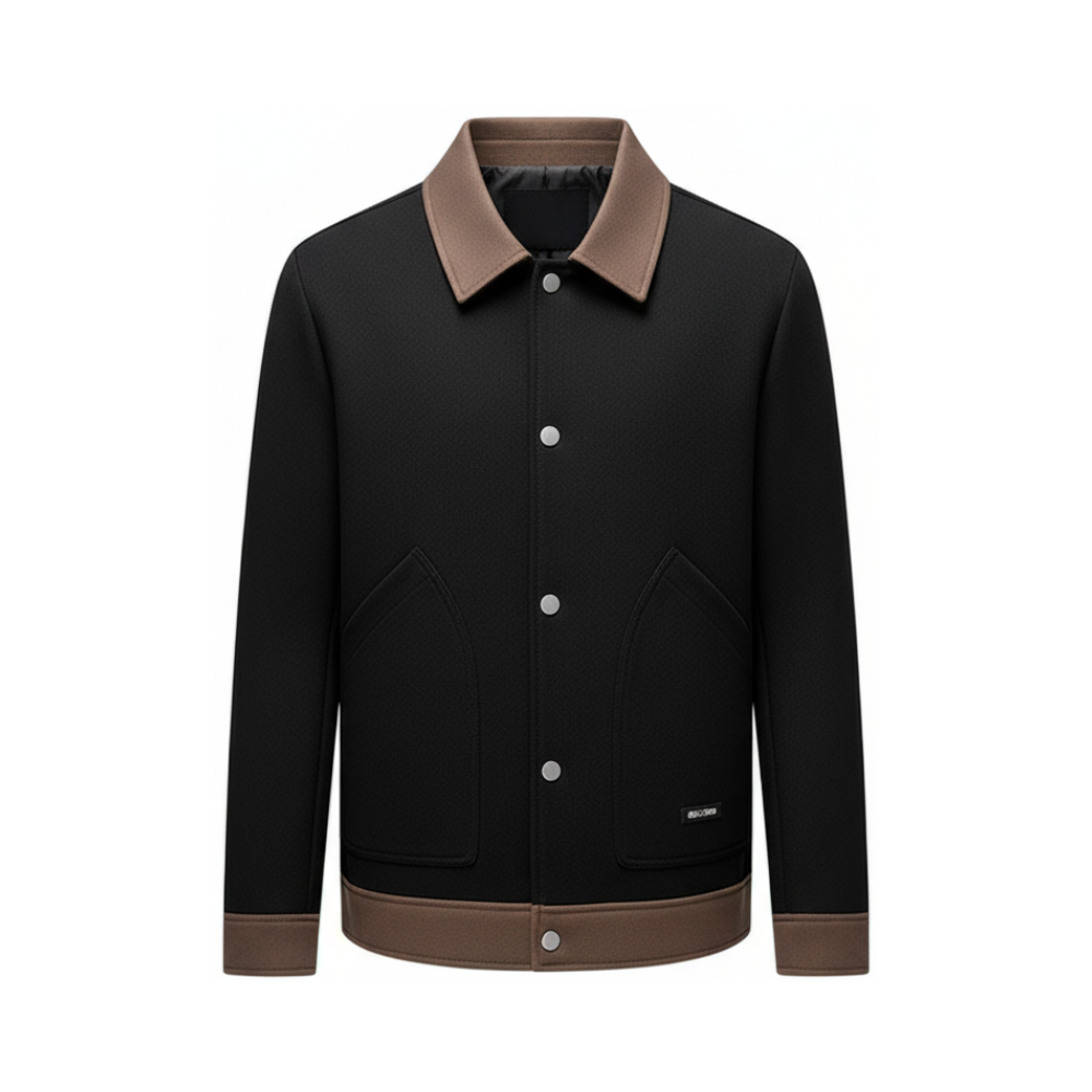 AMMO Valdés Contrast-Collar Jacket
