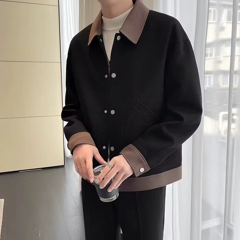 AMMO Valdés Contrast-Collar Jacket