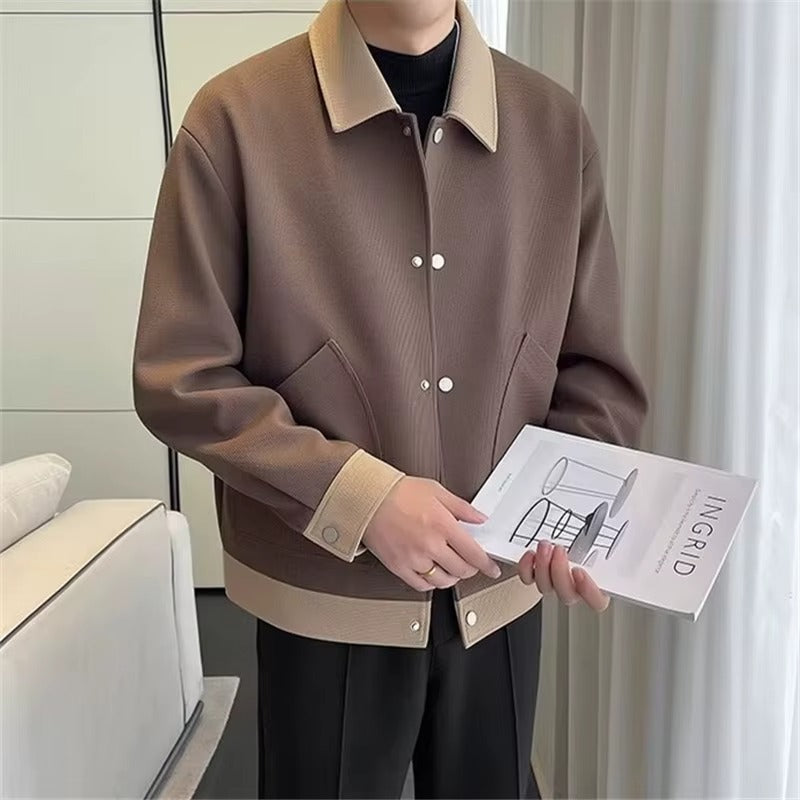 AMMO Valdés Contrast-Collar Jacket